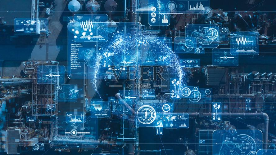 工業技術的概念通信網絡40行業工廠自動化照片攝影圖片